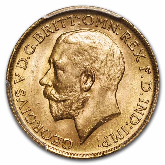 1911 Great Britain Gold Sovereign George V MS-65 PCGS 1911 Great Britain Gold Sovereign George V MS-65 PCGS